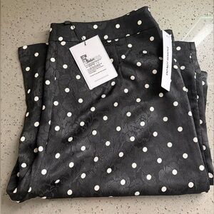 Black Polka Dot Women's Pants